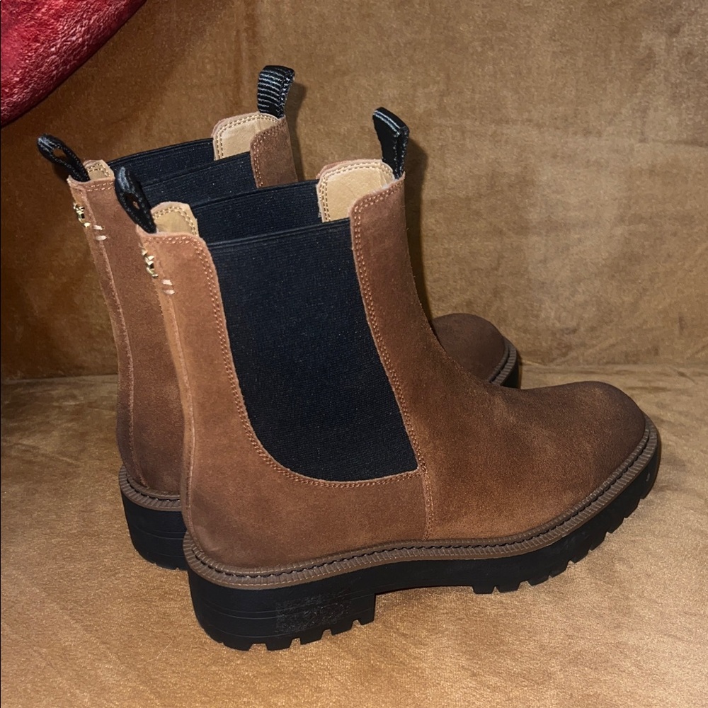 Sam Edelman Tan Suede Ankle Boots